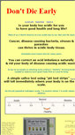Mobile Screenshot of dontdieearly.com